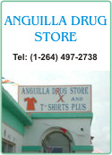 Anguilla Drug Store. Tel:264-497-2738 