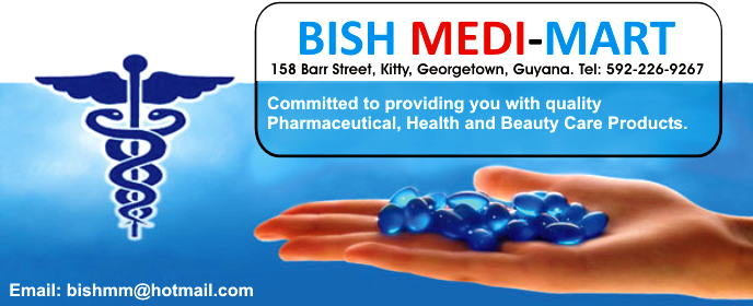 Bish Medi Mart. Pharmacy in Guyana
